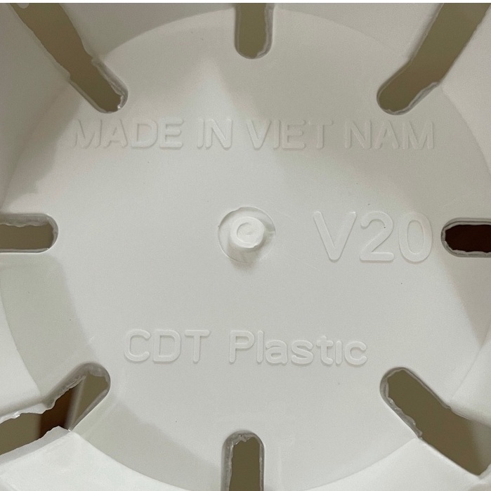 Chậu nhựa vuông trồng cây văn phòng đủ size từ 9 - 25cm kèm đĩa