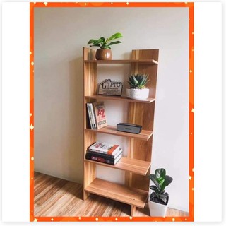 Kệ để đồ góc tường đa năng - kệ góc gỗ 5 tầng