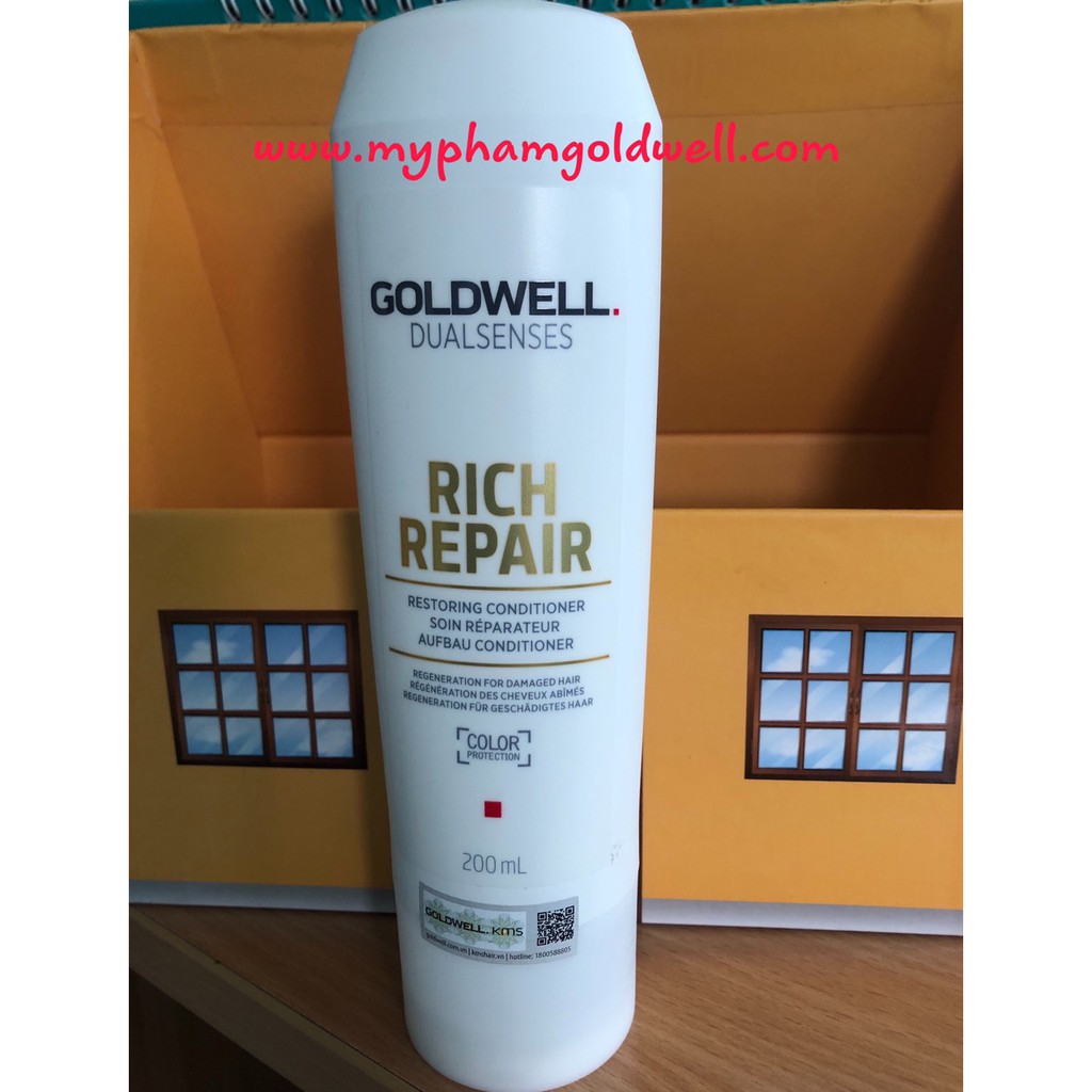 Dầu xả siêu chữa trị Goldwell Dualsenses Rich Repair 200ml