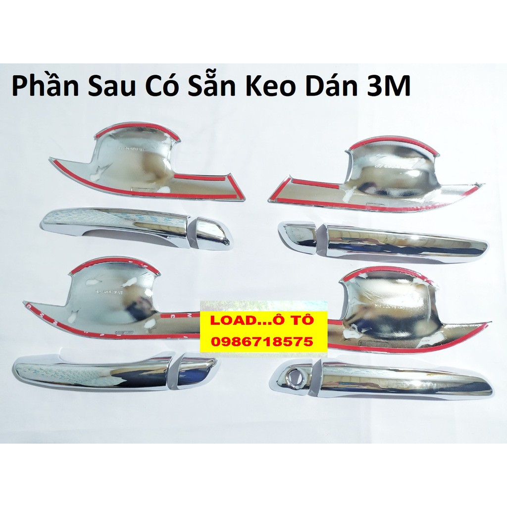 Ốp Tay Nắm, Hõm Cửa Xe Accent 2018-2022 Mạ Crom Sáng Bóng Cao Cấp, Ốp tay hõm cửa Accent 2018-2022 Load ô tô