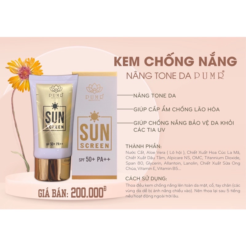 Kem chống nắng PUMR