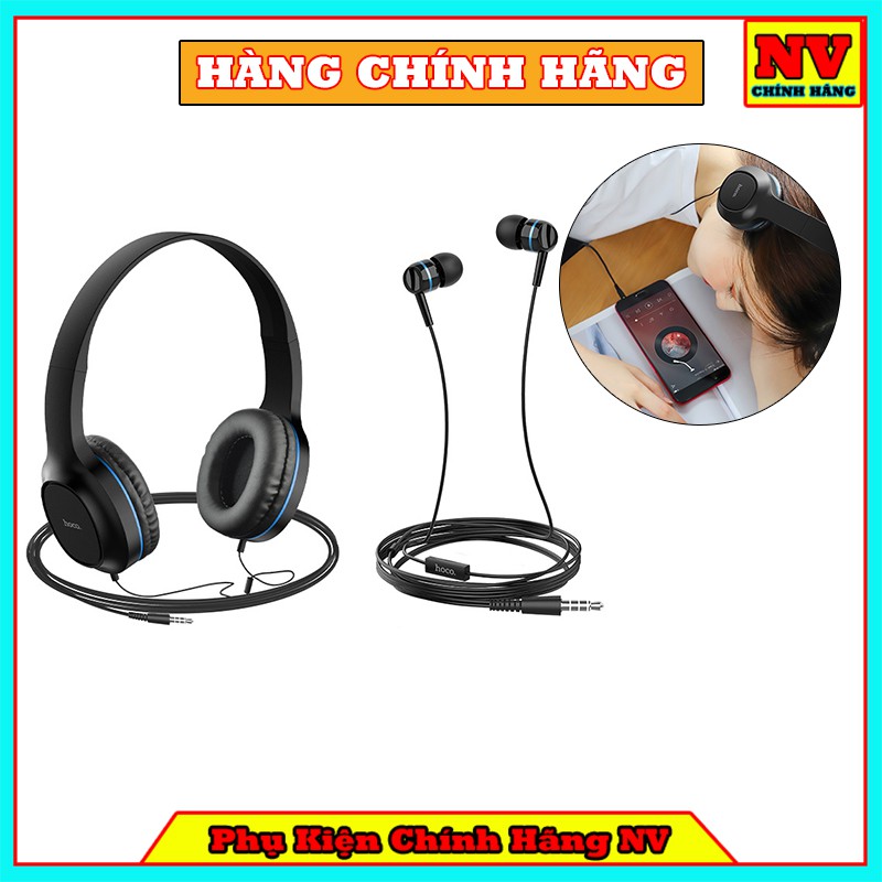 Tai Nghe Headphone Có Mic Chính Hãng Hoco W24 Kèm Tai Nghe - BH 12 Tháng