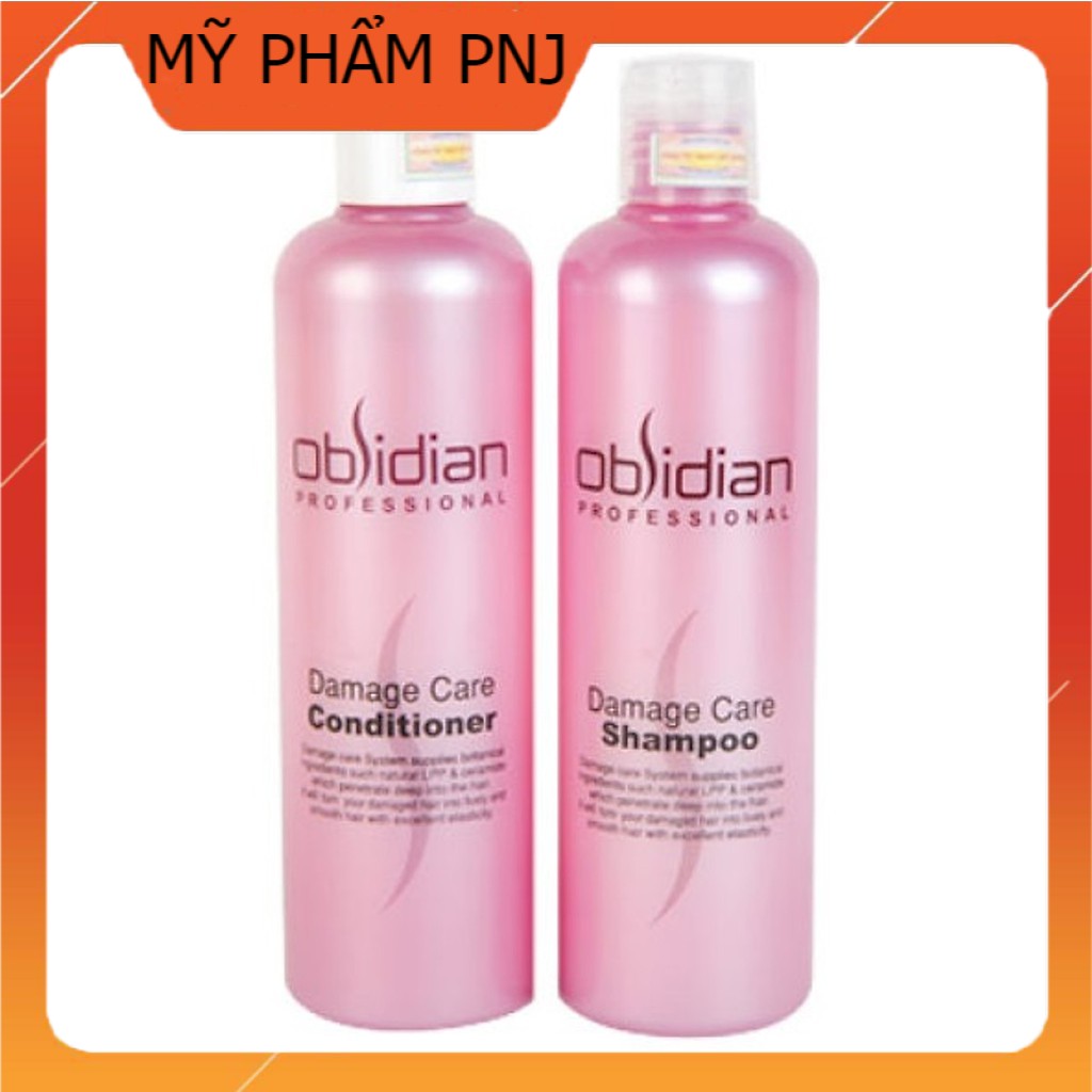 {Chính hãng} {Hot} Bộ dầu gội xả Obsidian Demage Care tái tạo tóc hư tổn Hàn Quốc 300ml
