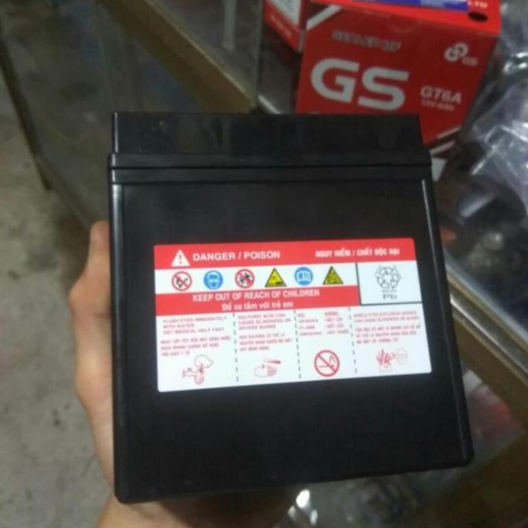 ắc quy xe máy GS 5A, 3.5A bảo hành 1 năm 1 đổi một