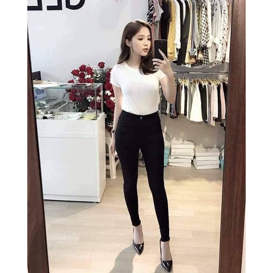 Quần Tregging Cúc Khóa Đồng 💖FREESHIP💖Shop Thời Trang Công Sở-Tregging Cao Cấp Cạp Cao VNXK