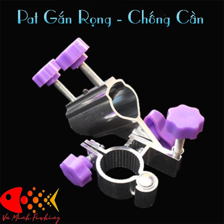 Bộ Pat Gắn Ghế Câu Cá Địa Hình Chất Liệu Inox