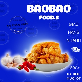 Da heo muối ớt 🐷 da heo sạch 🐷 da lợn xóc muối ớt, giòn, đậm vị,đồ ăn vặt baobao.foods