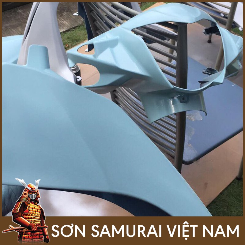 Màu Xanh Son Samurai - Combo Son Xit Samurai Màu Xanh 164