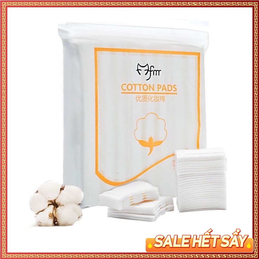 BÔNG TẨY TRANG SIÊU RẺ - CHẤT LƯỢNG COTTON PADS 3 LỚP TÚI 222 MIẾNG