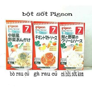 Bộtsốt Pigeon ăn kèm cháo/mì/nui cho bé từ 7m+