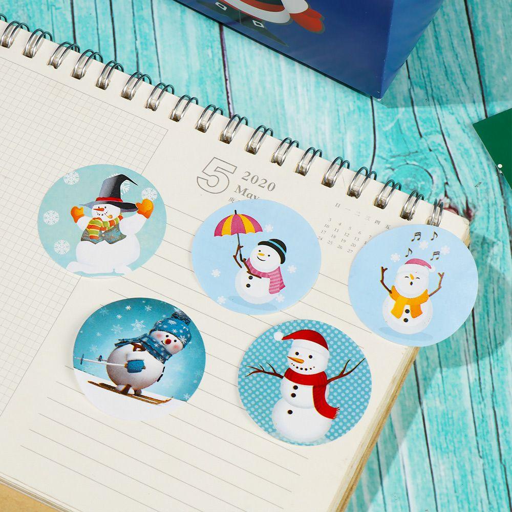 Cuộn 500 Sticker Dán Trang Trí Giáng Sinh