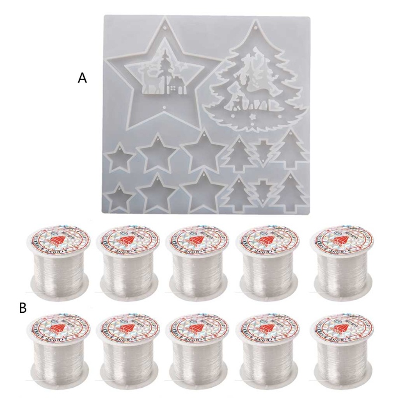 Khuôn Làm Ngôi Sao Năm Cánh Trang Trí Cây Thông Noel