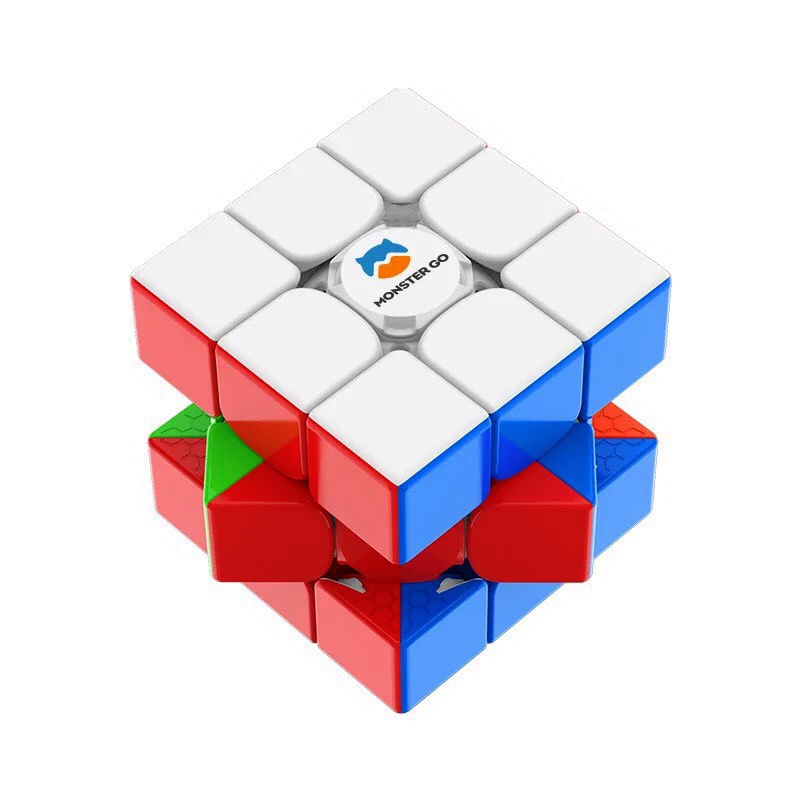 Rubik GAN Monster GO 2x2 / 3x3 / Pyraminx / Skewb Stickerless - Monster GO 3x3 M Nam Châm [TẶNG ĐẾ, LUBE, VẶN ỐC]