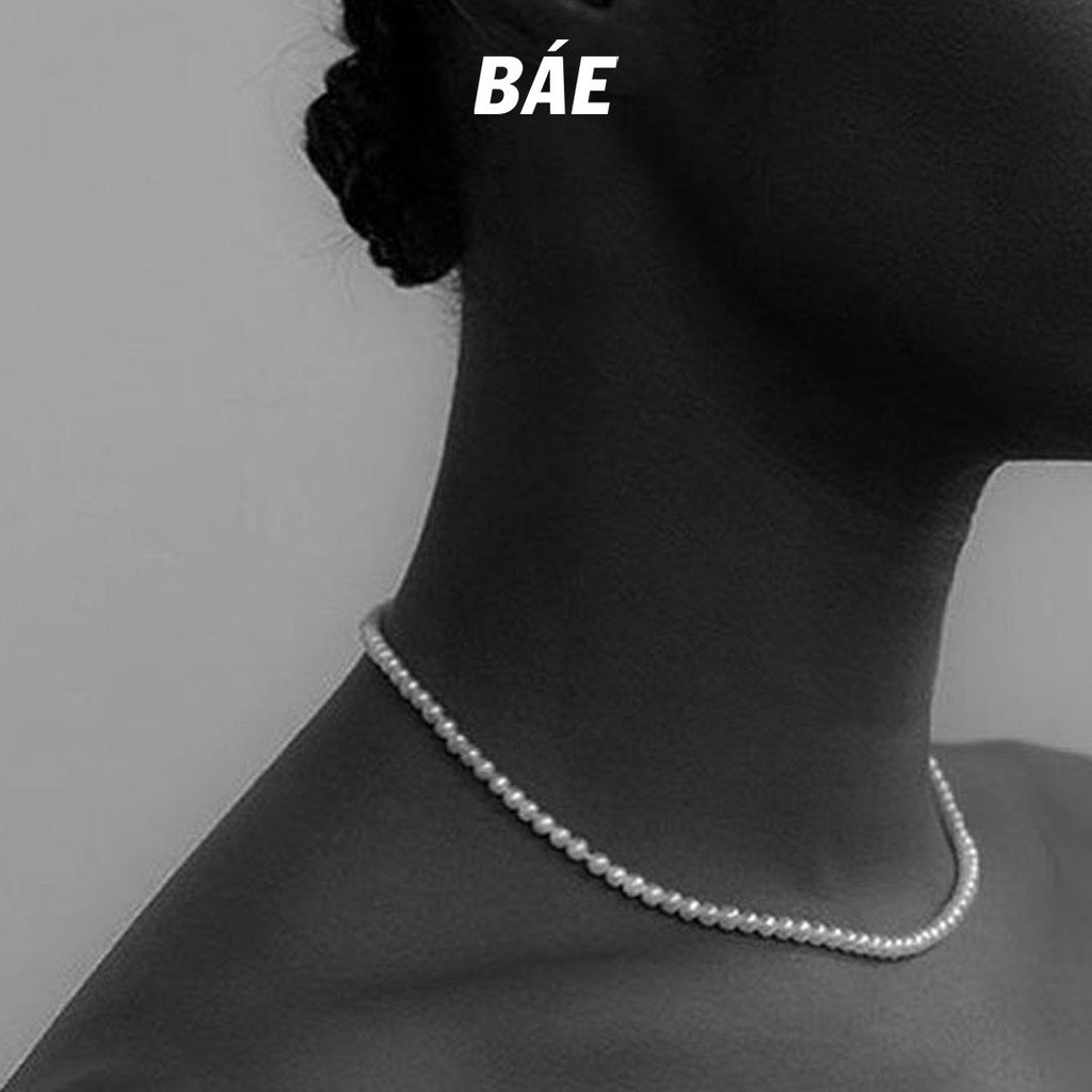 [BNP1] - BASE NECKLACE - Dây chuyền trai 4li
