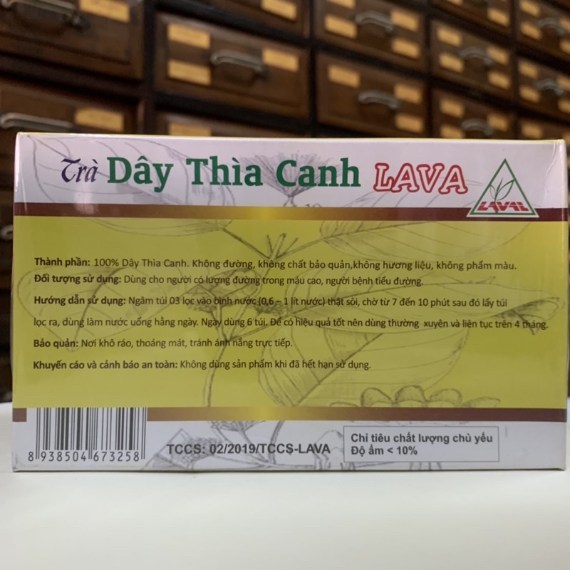 Trà Dây Thìa Canh Lava -  đường trong máu cao, tiểu đường