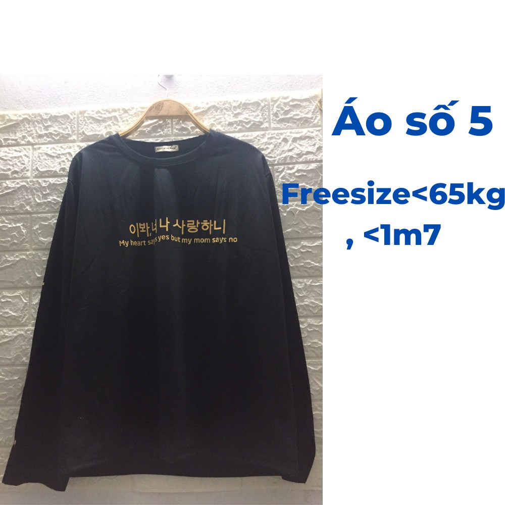 Áo thun dài tay THANH LÍ đồng giá 35k chất cotton FFSTORE