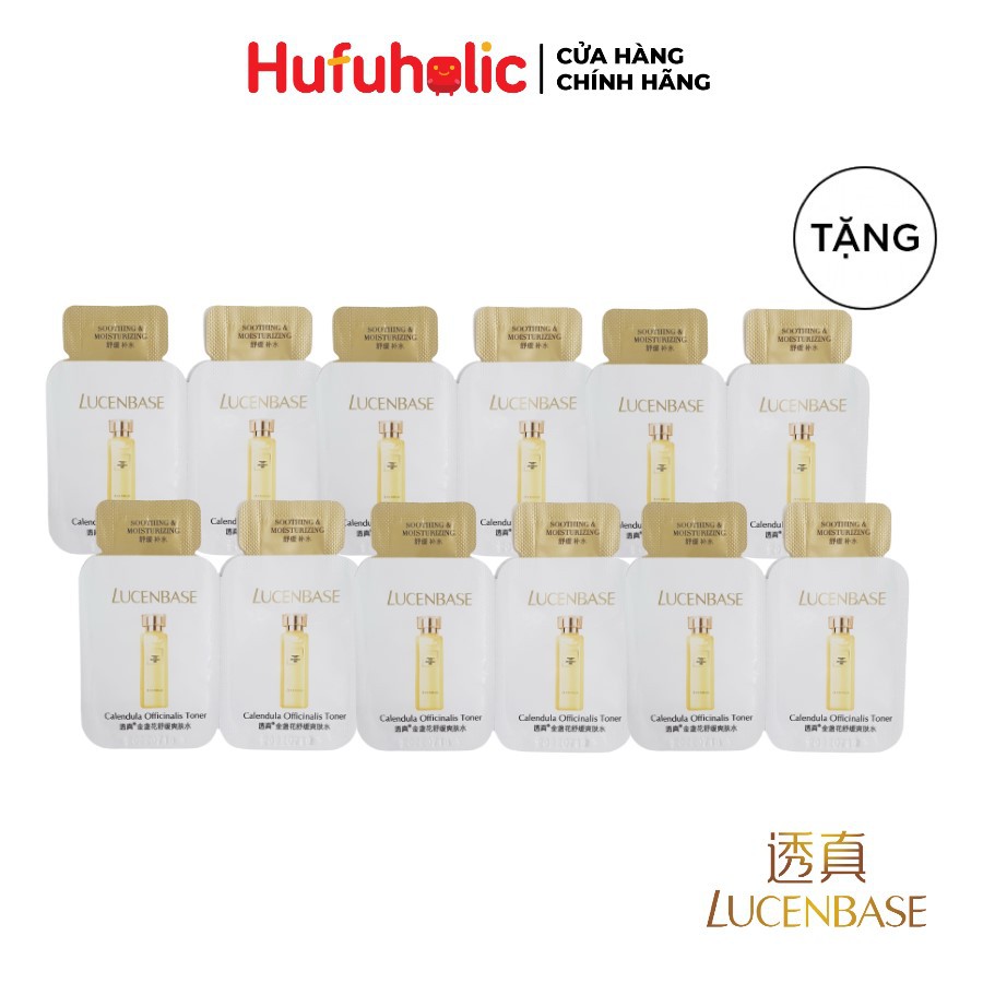 [QUÀ TẶNG] Sample Nước hoa hồng LUCENBASE hoa cúc cấp nước dưỡng ẩm Calendula Officinalis Toner LUCB36 2mlx2 (1 chiếc)