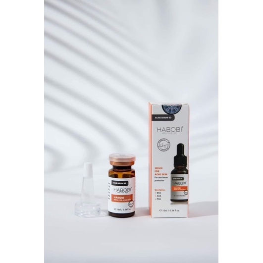 Serum 03 Giảm Mụn Kiềm Dầu Trắng Da Sẽ Khít Lỗ Chân Lông Chính Hãng HABOBI 10ml