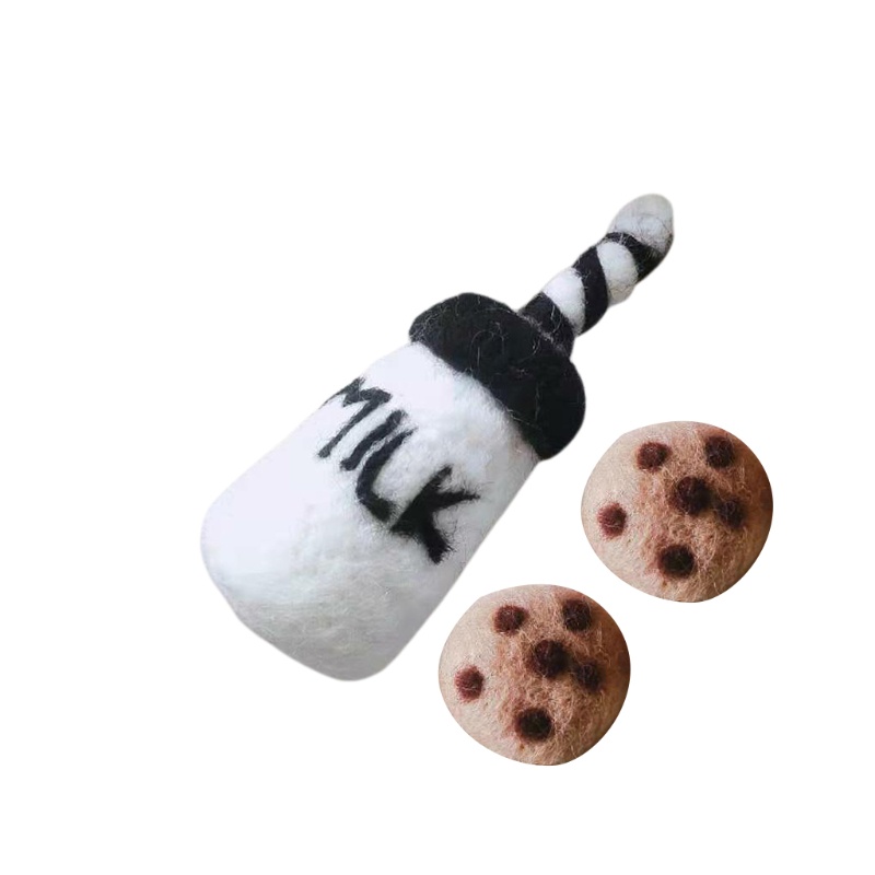 Bình Sữa Em Bé + Bánh Quy + Kẹo Dùng Làm Phụ Kiện Chụp Ảnh Cho Bé Sơ Sinh diy