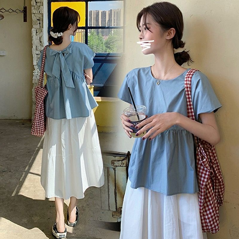Set áo babydoll vintage tiểu thư hàng Quảng Châu, có bán lẻ A025
