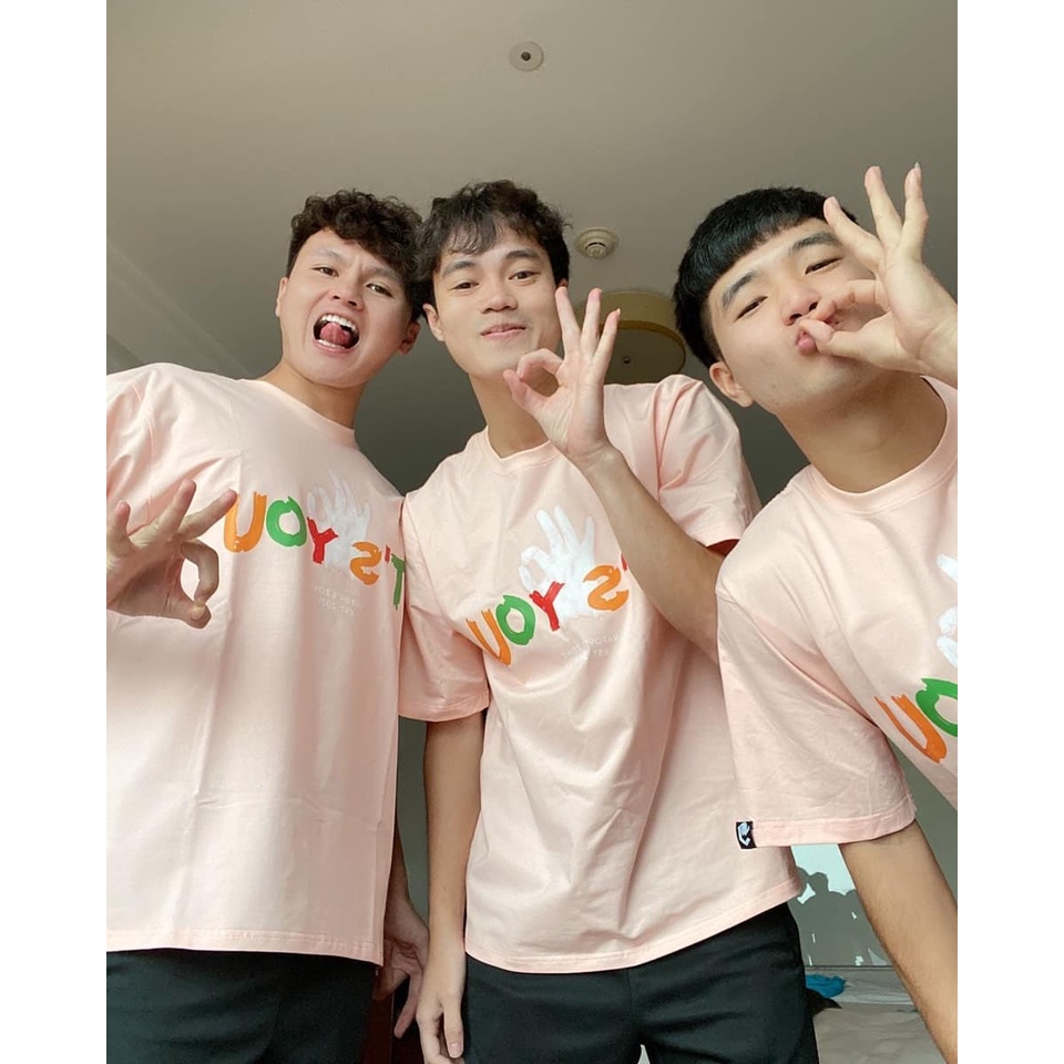 Áo Thun Nam Nữ 100% Cotton In chữ ITS YOU Cầu Thủ Văn Toàn