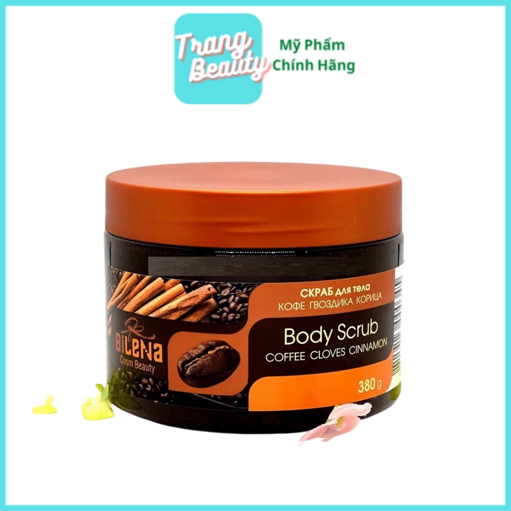 Tẩy Da Chết Toàn Thân Exclusive Cosmetics Chiết Xuất Quế Hồi &amp; Cafe 380g