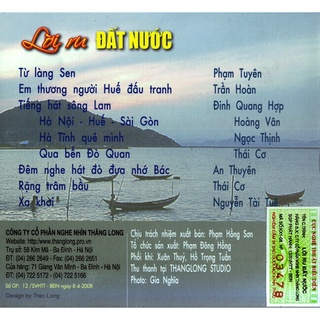 Đĩa cd nhạc quê hương cách mạng 6