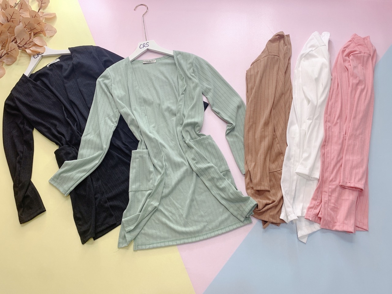 ÁO KHOÁC GÂN CADIGAN NHIỀU MÀU - CAROTSHOP | BigBuy360 - bigbuy360.vn