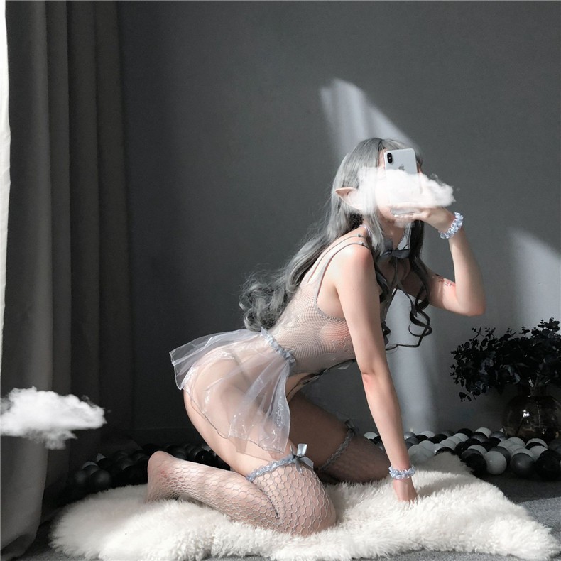 Đồ ngủ sexy Cosplay bó sát nơ ngực gợi cảm | BigBuy360 - bigbuy360.vn