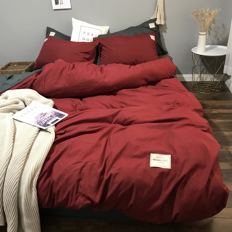 Vỏ chăn cotton tici LIDACO có khóa kéo lồng được ruột 2mx2m3