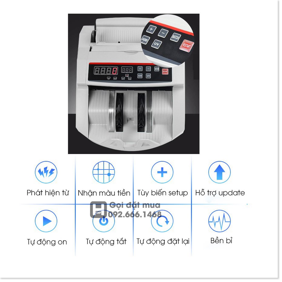 [CHÍNH HÃNG]Máy Đếm Tiền Silicon BillCounter MC 2200