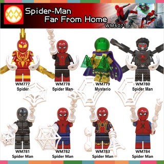 Đồ Chơi Minifigures Các Mẫu Nhân Vật Trong Spiderman Far From Home Mysterio WM6071 - Lắp Ráp Mini DC 
