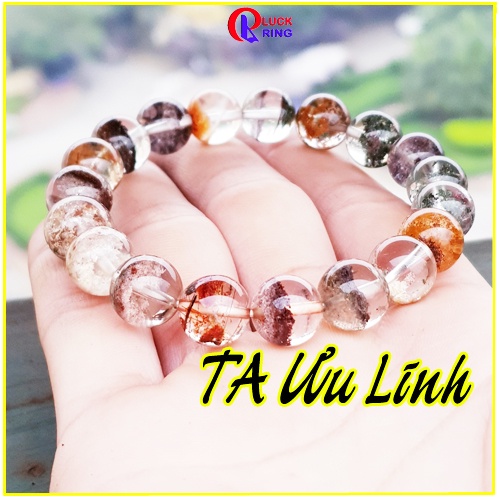 Vòng tay phong thủy đá TA ưu linh siêu đẹp Hàng loại A hợp mệnh kim mộc thủy hỏa thổ, Vòng tay nam nữ may mắn