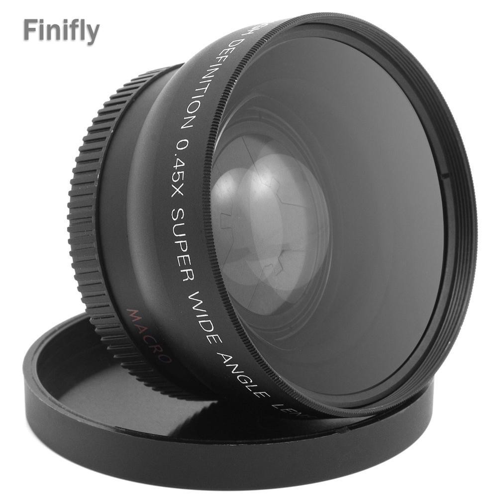 Ống Kính Góc Rộng 0.45x 52mm Cho Máy Ảnh Nikon 18-55mm 55-200mm 50mm