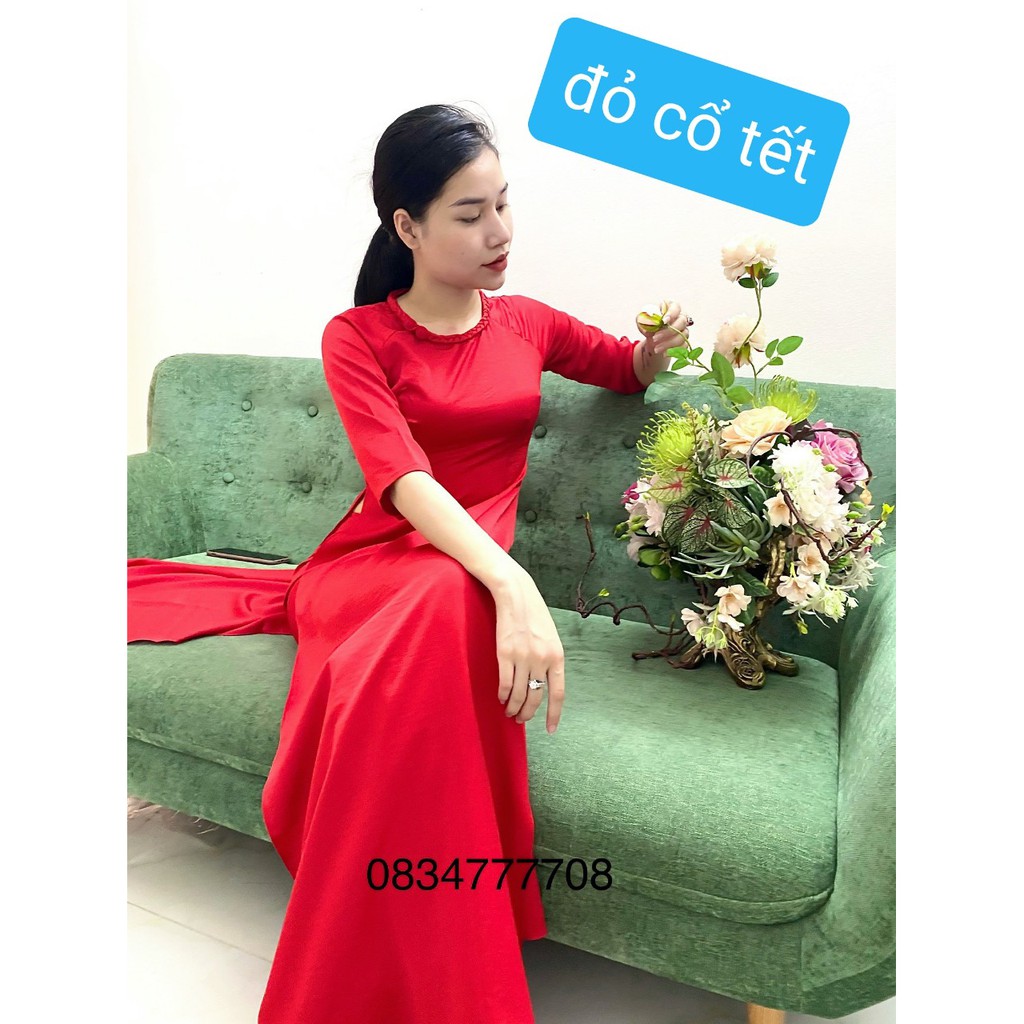 Á0 DÀI TRUYỀN THỐNG TÂY THI TRƠN NHIỀU MÀU XINH XẮN