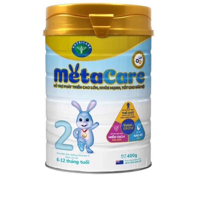 Sữa bột Metacare2 400g Date 2022