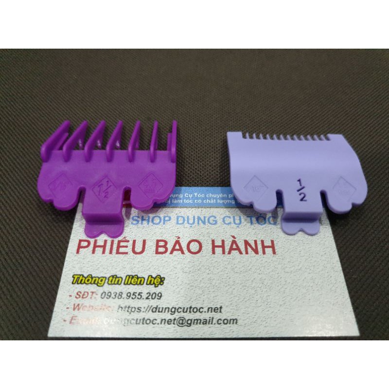 Cữ Tông Đơ 1.5mm Và 4.5mm. Bộ 2 Cữ Nhựa Cho Tông Wahl, Kemei.(Ảnh thật)