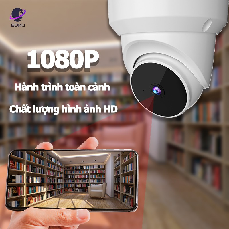 (bảo hành2 năm)GOKU Camera wifi 1080P-2.0MP Camera giám sát thông minh kèm thẻ nhớ 32GB