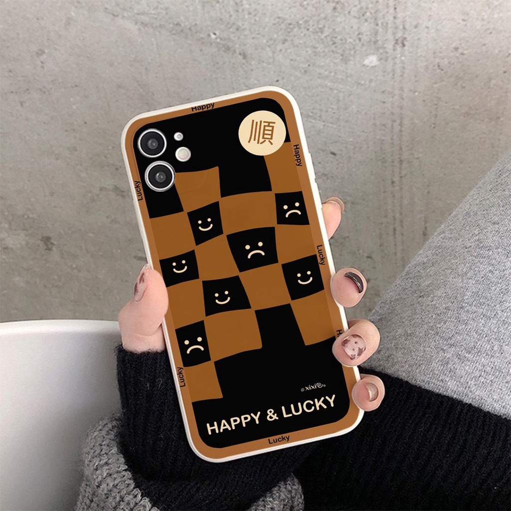 Ốp iPhone viền vuông cute dễ thương T38