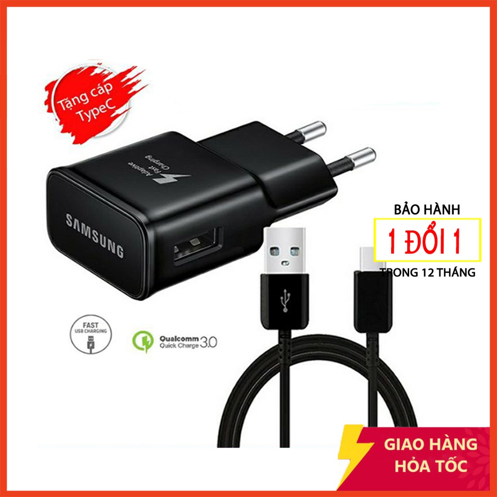 Củ sạc nhanh samsung s10  quickcharge 3.0 - Phù hợp cho mọi thiết bị Android - Bảo hành 1 đổi 1 trong vòng 12 tháng