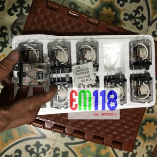 EM118 - Relay trung gian 30A 220VAC JQX-30F / Relay chỉnh nhiệt 110 - 200 - 300 16A 220V