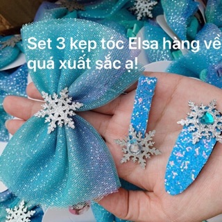 ❄️ SET KẸP TÓC ELSA CHO BÉ ❄️ MonMiBaby