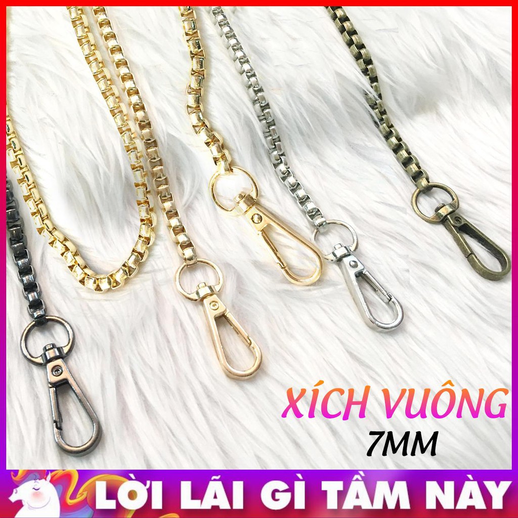 DÂY XÍCH CHO TÚI XÁCH XÍCH VUÔNG 7MM 234