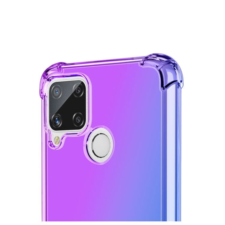 Ốp lưng Realme C12 / Realme C15 dùng chung dẻo đa sắc lồi 4 góc chống sốc thời trang không ố vàng
