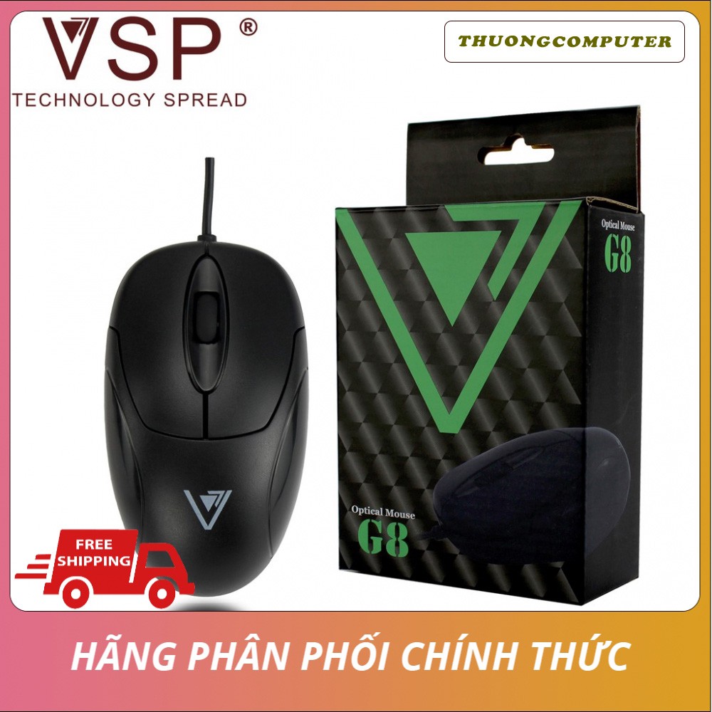 [Chính hãng] Chuột máy tính Vision G8 - Chính hãng VSP bảo hành 24 tháng 01 đổi 01