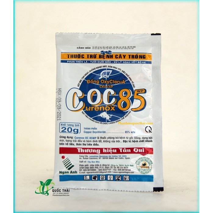 Thuốc Phòng Trừ Nấm Bệnh Coc85,gói 20gam