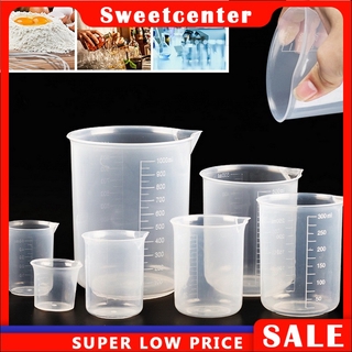 Cốc Đong Dung Tích 15Ml 25ml 100ml 150ml 250ml 500ml 1000ml Bằng Nhựa Tiện Dụng