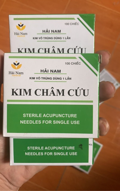 Kim châm cứu dùng trong máy đốt mụn ruồi mụn thịt ( 1 hộp) 100 chiếc