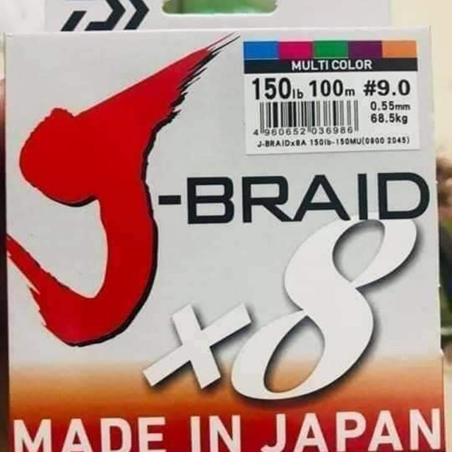 Dù câu X8 braid