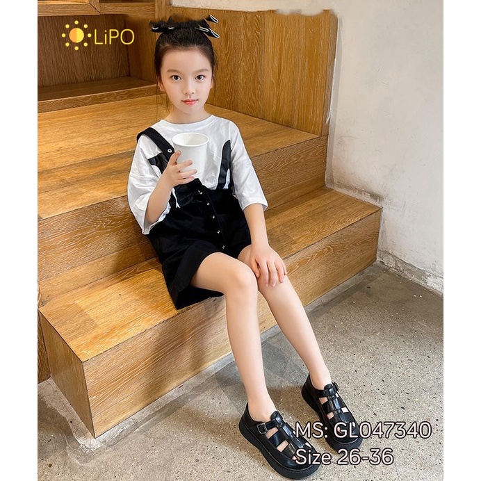 Giày sandal cho bé gái Giày lười đế mềm chống trơn trượt cho bé GL047